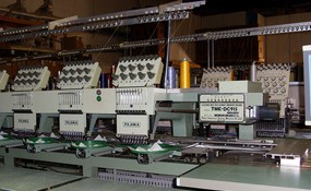 ID#1215 - Tajima TME DC915 Commercial Embroidery Machine.  Year 1996 : 15 : 9 - www.TheEmbroideryWarehouse.com